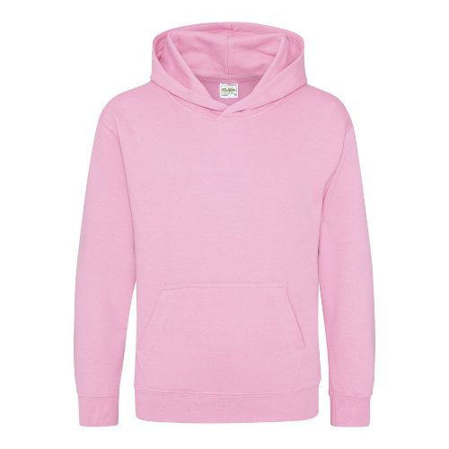 Awdis Just Hoods Kids Hoodie Baby Pink